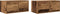 vidaXL - Tv-meubels - 2 - st - 60x31x25,5 - cm - bewerkt - hout - oud - houtkleurig
