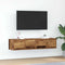 vidaXL - Tv-meubels - 2 - st - 60x31x25,5 - cm - bewerkt - hout - oud - houtkleurig