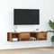 vidaXL - Tv-meubels - 2 - st - 60x31x25,5 - cm - bewerkt - hout - oud - houtkleurig