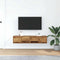 vidaXL - Tv-meubels - 2 - st - 60x31x25,5 - cm - bewerkt - hout - oud - houtkleurig