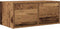 vidaXL - Tv-meubels - 2 - st - 60x31x25,5 - cm - bewerkt - hout - oud - houtkleurig
