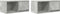 vidaXL - Tv-meubels - 2 - st - 60x31x25,5 - cm - bewerkt - hout - betongrijs