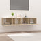 vidaXL - Tv-meubels - 2 - st - 80x30x30 - cm - bewerkt - hout - sonoma - eikenkleurig