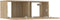 vidaXL - Tv-meubels - 2 - st - 80x30x30 - cm - bewerkt - hout - sonoma - eikenkleurig