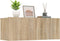 vidaXL - Tv-meubels - 2 - st - 80x30x30 - cm - bewerkt - hout - sonoma - eikenkleurig