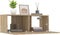 vidaXL - Tv-meubels - 2 - st - 80x30x30 - cm - bewerkt - hout - sonoma - eikenkleurig
