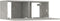 vidaXL - Tv-meubels - 2 - st - 80x30x30 - cm - bewerkt - hout - betongrijs