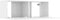 vidaXL - Tv-meubels - 2 - st - 80x30x30 - cm - bewerkt - hout - hoogglans - wit