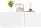 vidaXL - Tv-meubels - 2 - st - 80x30x30 - cm - bewerkt - hout - hoogglans - wit