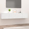vidaXL - Tv-meubels - 2 - st - 80x30x30 - cm - bewerkt - hout - wit