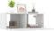 vidaXL - Tv-meubels - 2 - st - 80x30x30 - cm - bewerkt - hout - wit