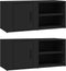 vidaXL - Tv-meubels - 2 - st - 80x31,5x36 - cm - bewerkt - hout - zwart