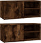 vidaXL - Tv-meubels - 2 - st - 80x31,5x36 - cm - bewerkt - hout - gerookt - eikenkleurig