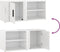 vidaXL - Tv-meubels - 2 - st - 80x31,5x36 - cm - bewerkt - hout - hoogglans - wit