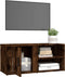 vidaXL - Tv-meubels - 2 - st - 80x31,5x36 - cm - bewerkt - hout - gerookt - eikenkleurig