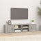 vidaXL - Tv-meubels - 2 - st - 80x31,5x36 - cm - bewerkt - hout - betongrijs