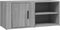 vidaXL - Tv-meubels - 2 - st - 80x31,5x36 - cm - bewerkt - hout - grijs - sonoma - eiken