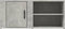 vidaXL - Tv-meubels - 2 - st - 80x31,5x36 - cm - bewerkt - hout - betongrijs