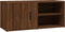 vidaXL - Tv-meubels - 2 - st - 80x31,5x36 - cm - bewerkt - hout - bruin - eikenkleur