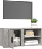 vidaXL - Tv-meubels - 2 - st - 80x31,5x36 - cm - bewerkt - hout - betongrijs