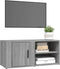 vidaXL - Tv-meubels - 2 - st - 80x31,5x36 - cm - bewerkt - hout - grijs - sonoma - eiken