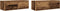 vidaXL - Tv-meubels - 2 - st - 80x31x25,5 - cm - bewerkt - hout - oud - houtkleurig