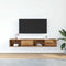vidaXL - Tv-meubels - 2 - st - 80x31x25,5 - cm - bewerkt - hout - oud - houtkleurig