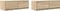 vidaXL - Tv-meubels - 2 - st - 80x31x25,5 - cm - bewerkt - hout - sonoma - eikenkleurig