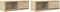 vidaXL - Tv-meubels - 2 - st - 80x31x25,5 - cm - bewerkt - hout - sonoma - eikenkleurig
