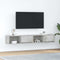 vidaXL - Tv-meubels - 2 - st - 80x31x25,5 - cm - bewerkt - hout - betongrijs