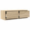 vidaXL - Tv-meubels - 2 - st - 80x31x25,5 - cm - bewerkt - hout - sonoma - eikenkleurig