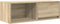 vidaXL - Tv-meubels - 2 - st - 80x31x25,5 - cm - bewerkt - hout - sonoma - eikenkleurig