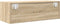 vidaXL - Tv-meubels - 2 - st - 80x31x25,5 - cm - bewerkt - hout - sonoma - eikenkleurig