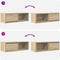 vidaXL - Tv-meubels - 2 - st - 80x31x25,5 - cm - bewerkt - hout - sonoma - eikenkleurig