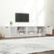vidaXL - Tv-meubels - 2 - st - 80x35x36,5 - cm - bewerkt - hout - hoogglans - wit