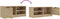 vidaXL - Tv-meubels - 2 - st - 80x35x36,5 - cm - bewerkt - hout - sonoma - eikenkleurig