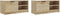 vidaXL - Tv-meubels - 2 - st - 80x35x36,5 - cm - bewerkt - hout - sonoma - eikenkleurig
