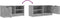 vidaXL - Tv-meubels - 2 - st - 80x35x36,5 - cm - bewerkt - hout - betongrijs