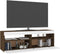 vidaXL - Tv-meubels - 2 - st - met - LED-verlichting - 60x35x40 - cm - bruineikenkleur