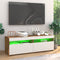 vidaXL - Tv-meubels - 2 - st - met - LED-verlichting - 60x35x40 - cm - gerookt - eiken