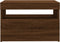 vidaXL - Tv-meubels - 2 - st - met - LED-verlichting - 60x35x40 - cm - bruineikenkleur
