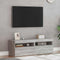 vidaXL - Tv-meubels - 2 - st - met - LED-verlichting - 60x35x40 - cm - grijs - sonoma
