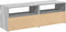 vidaXL - Tv-meubels - 2 - st - met - LED-verlichting - 60x35x40 - cm - grijs - sonoma