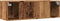 vidaXL - Tv-meubels - 2 - st - wandgemonteerd - 100x30x30 - cm - oud - houtkleurig