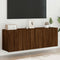 vidaXL - Tv-meubels - 2 - st - wandgemonteerd - 60x30x41 - cm - bruin - eikenkleur