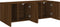 vidaXL - Tv-meubels - 2 - st - wandgemonteerd - 60x30x41 - cm - bruin - eikenkleur