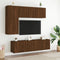 vidaXL - Tv-meubels - 2 - st - wandgemonteerd - 60x30x41 - cm - bruin - eikenkleur