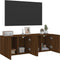 vidaXL - Tv-meubels - 2 - st - wandgemonteerd - 60x30x41 - cm - bruin - eikenkleur