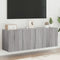 vidaXL - Tv-meubels - 2 - st - wandgemonteerd - 60x30x41 - cm - grijs - sonoma - eiken