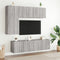vidaXL - Tv-meubels - 2 - st - wandgemonteerd - 60x30x41 - cm - grijs - sonoma - eiken